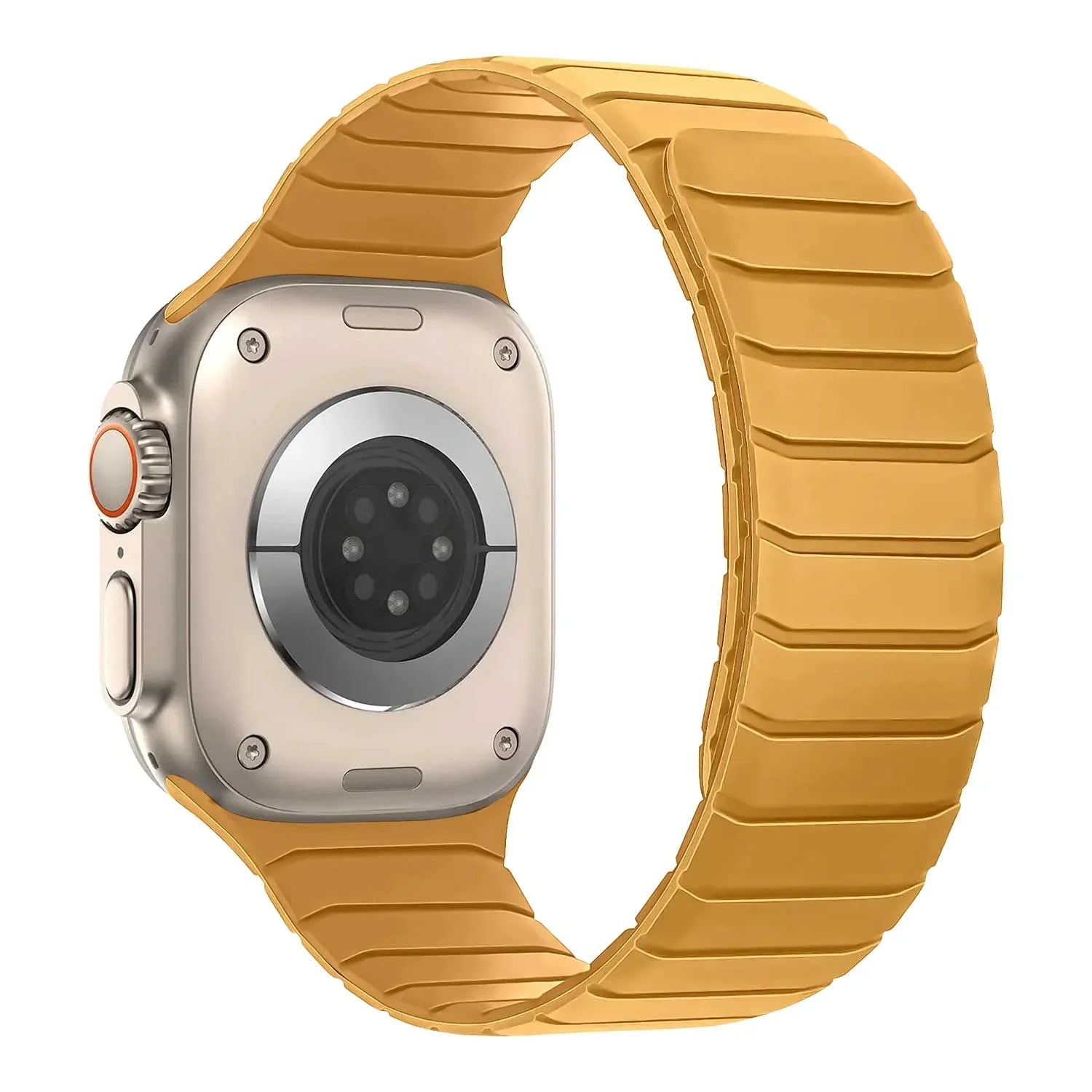 Apple Watch bandje Vetra - siliconen - geel