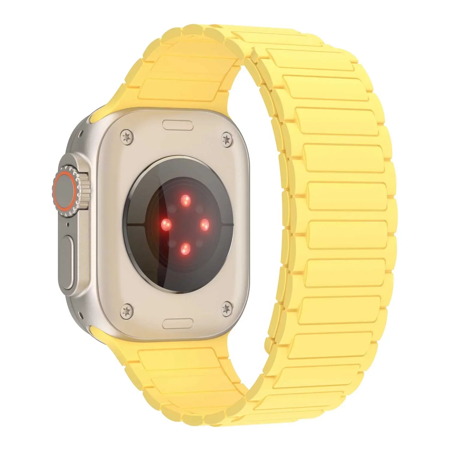 Apple Watch bandje Zyro - siliconen - geel