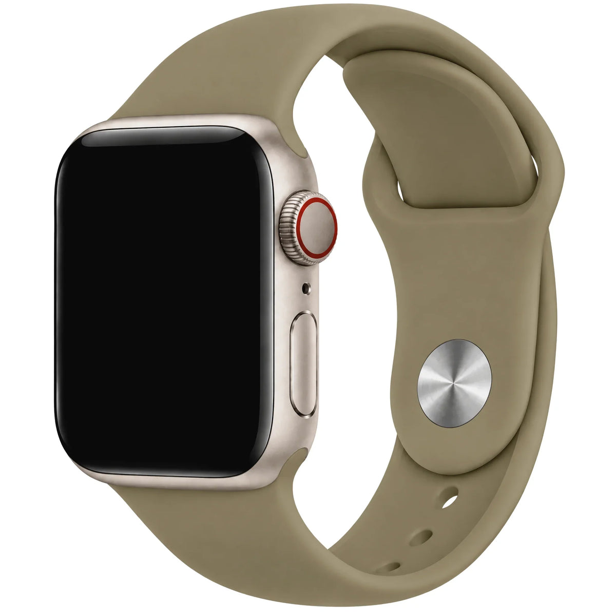 Apple Watch bandje Autumn - siliconen - Olijfgroen