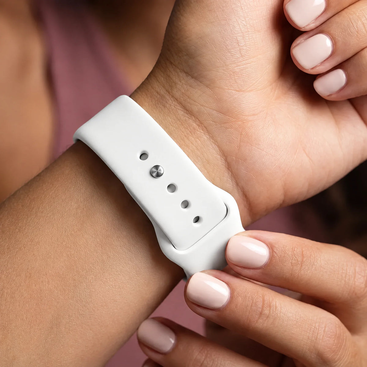 Apple Watch bandje Autumn - siliconen - Zand