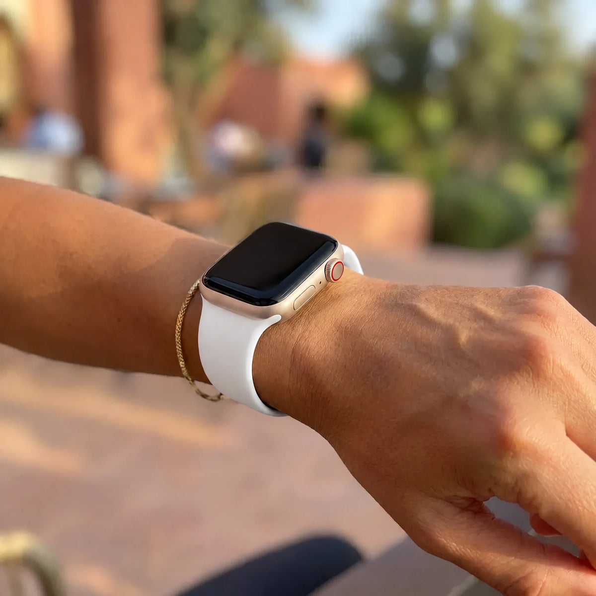 Apple Watch bandje Autumn - siliconen - Zand