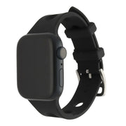 Apple Watch bandje Evelor - siliconen - zwart