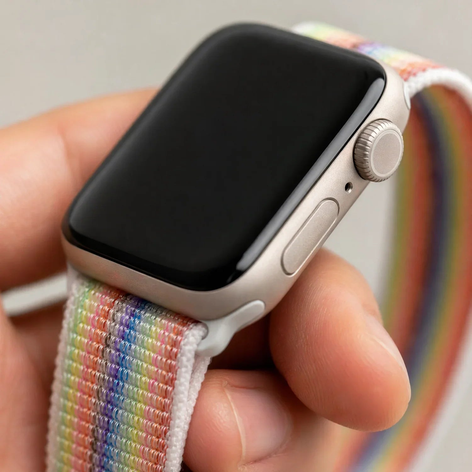 Apple Watch bandje Flyne - geweven - nylon - pride 2026