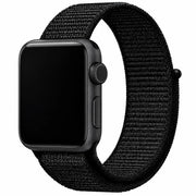 Apple Watch bandje Flyne - geweven - nylon - zwart