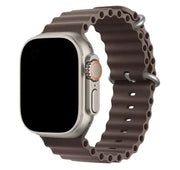 Apple Watch bandje Ocean - siliconen - kust grijs