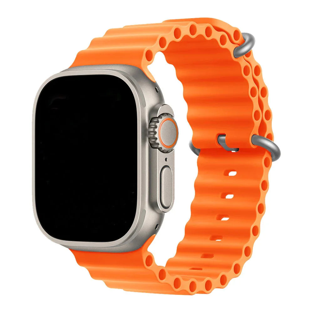 Apple Watch bandje Ocean - siliconen - oranje