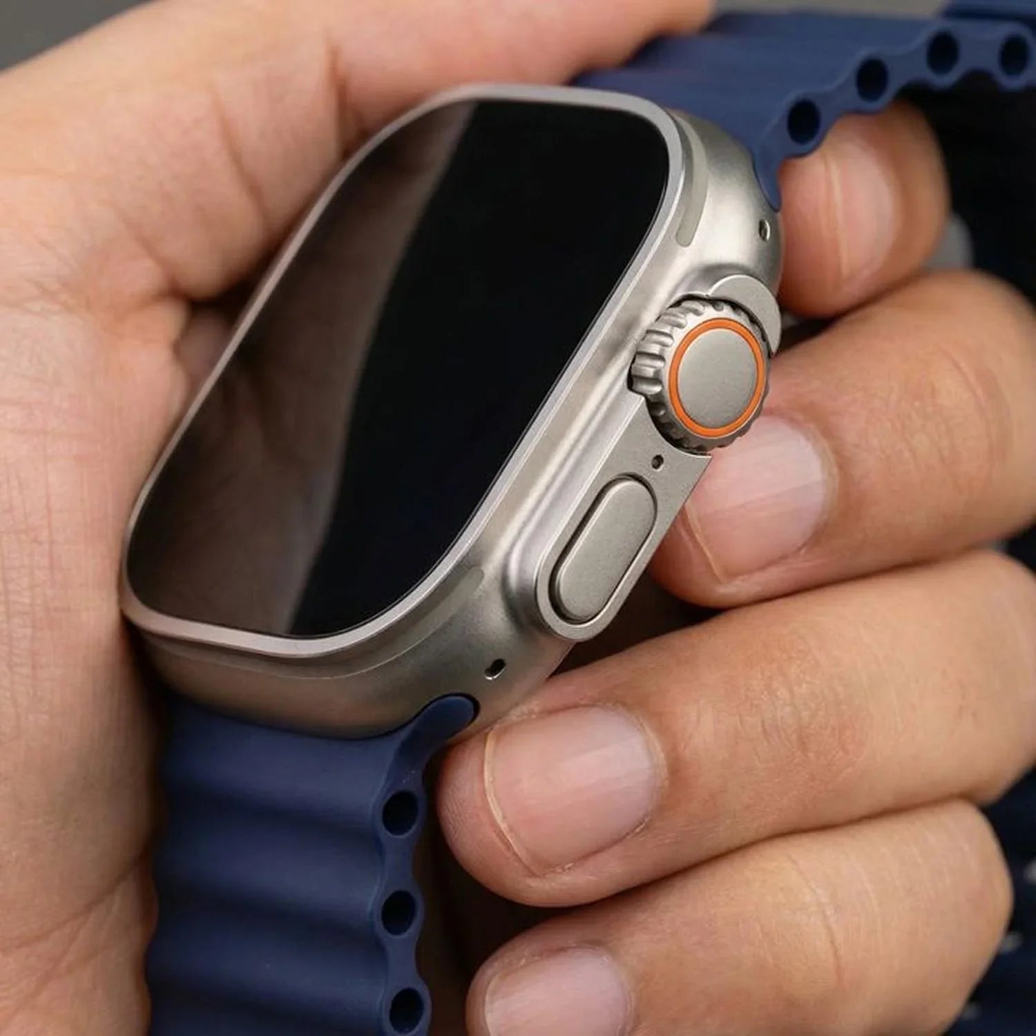 Apple Watch bandje Ocean - siliconen - middernachtblauw