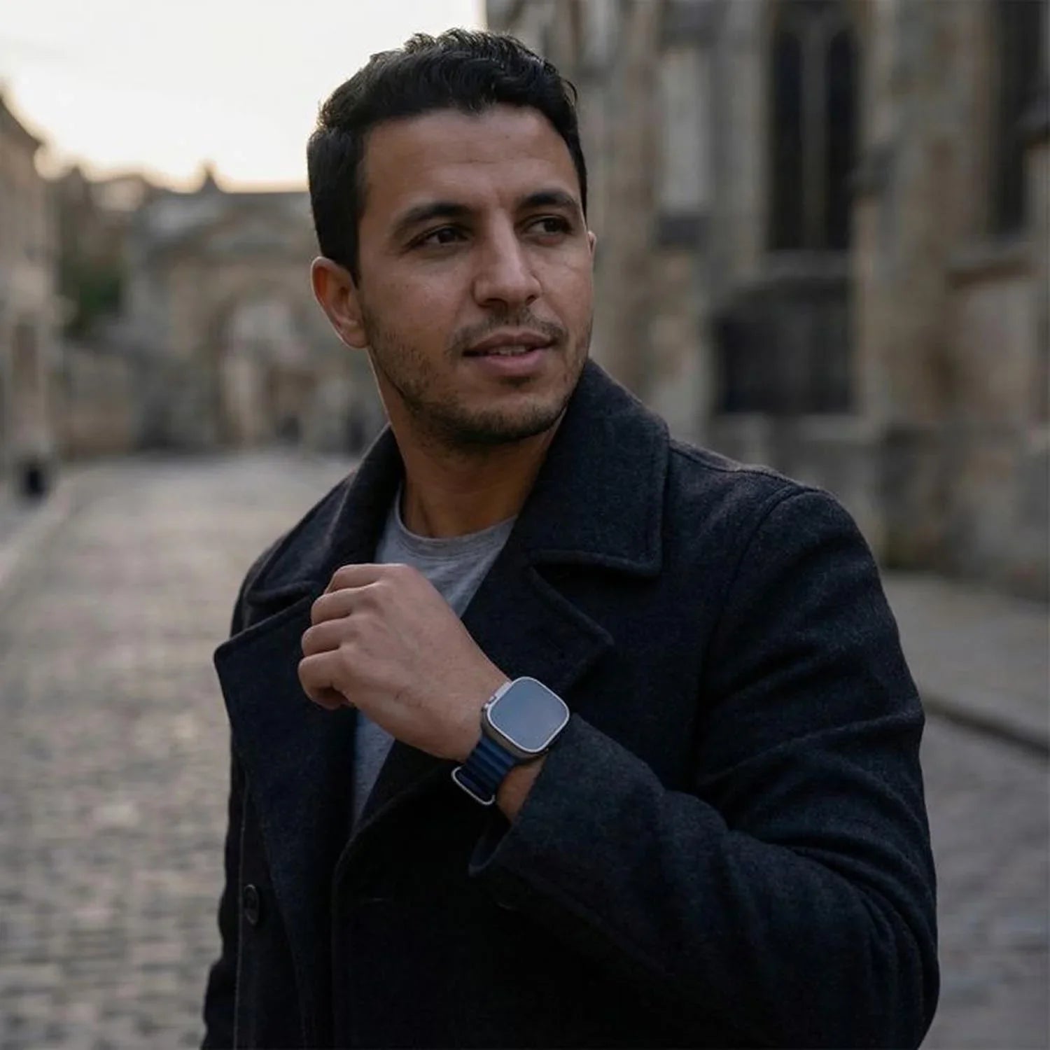 Apple Watch bandje Ocean - siliconen - middernachtblauw
