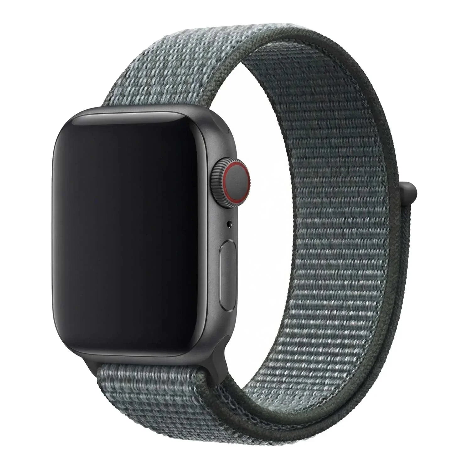Apple Watch bandje Osvo - geweven - nylon - storm grijs