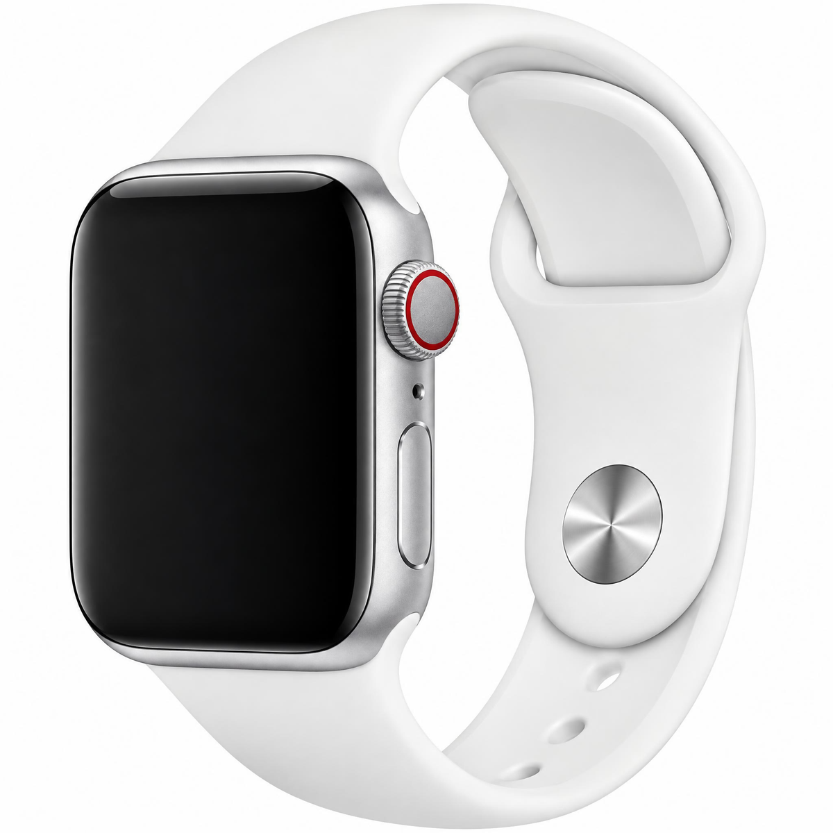Apple Watch bandje Ovaro - siliconen - wit