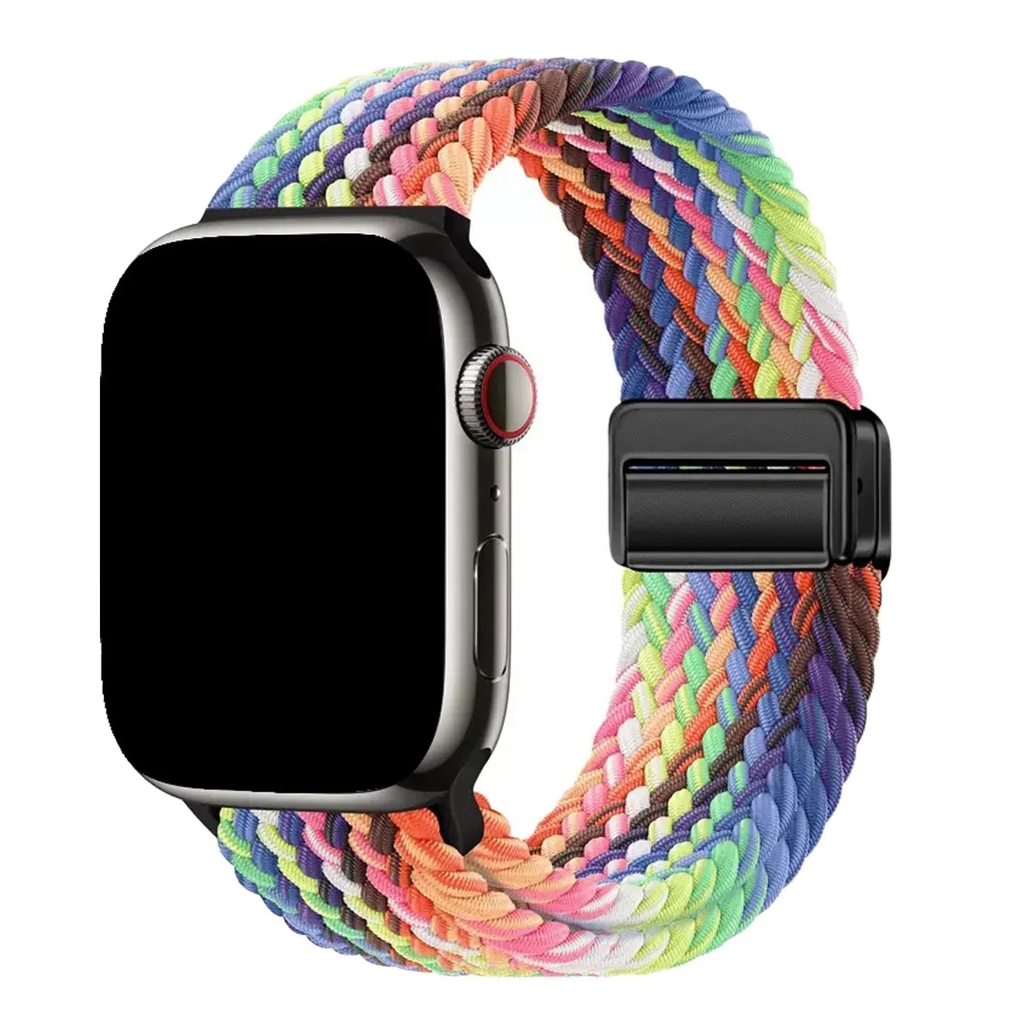Apple Watch bandje Zyra - nylon - regenboog