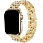 Apple Watch bandje Eline - staal - goud