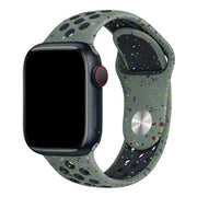 Apple Watch bandje Fusion - dubbel - siliconen - cargo khaki