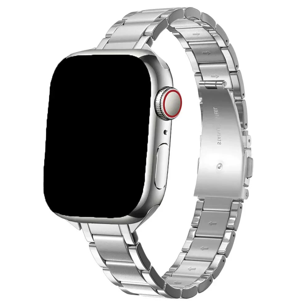 Apple Watch bandje Noor - staal - zilver