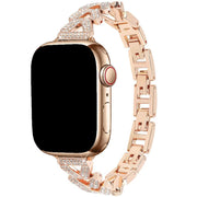 Apple Watch bandje Faye - staal - rose goud