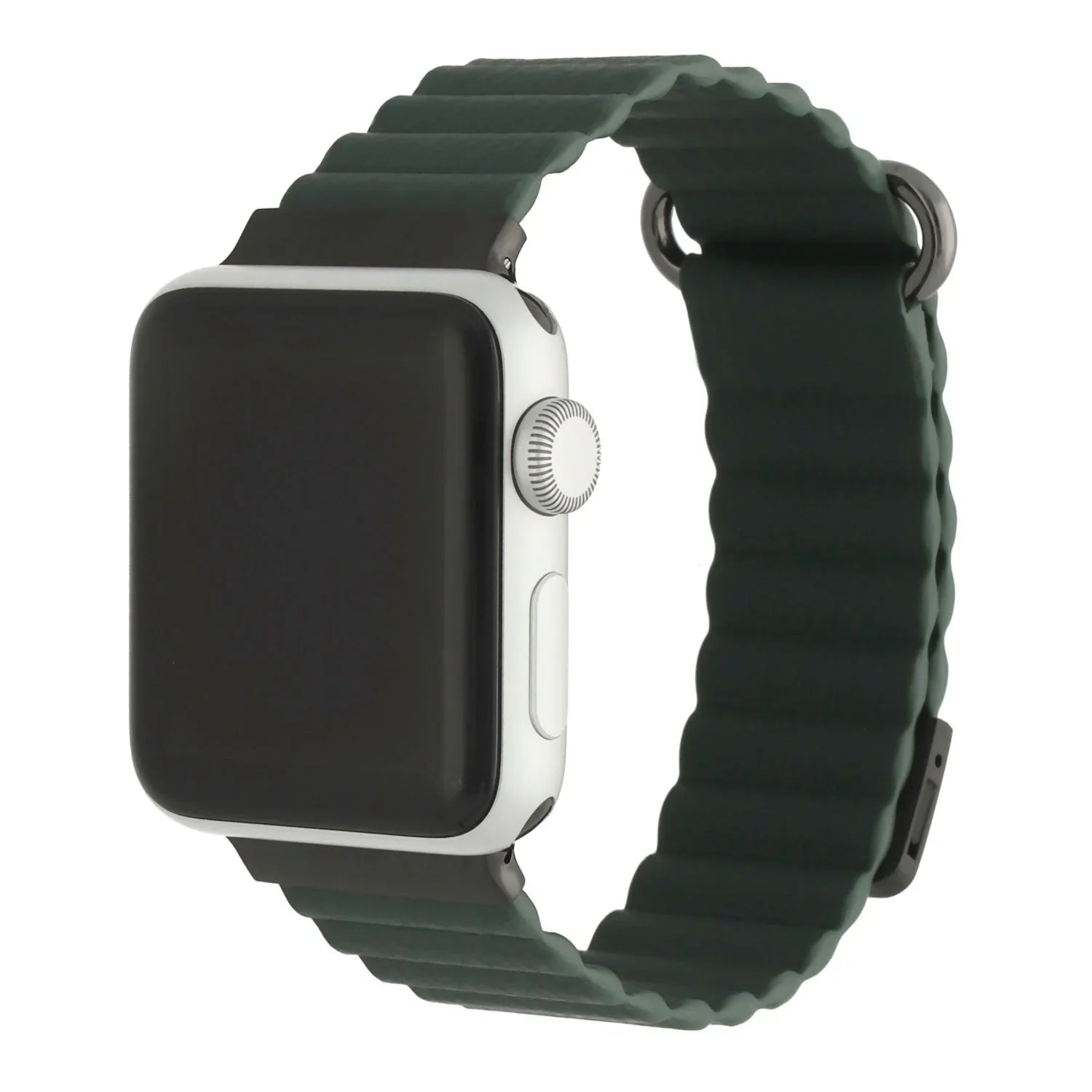Apple Watch bandje Magna - Leer - groen