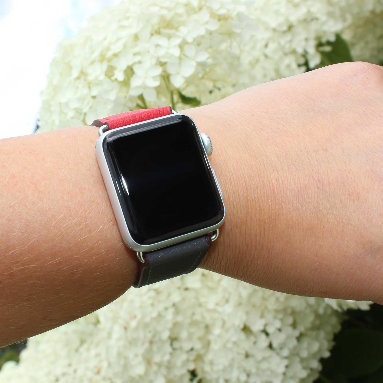 Apple Watch bandje - leer - sing tour