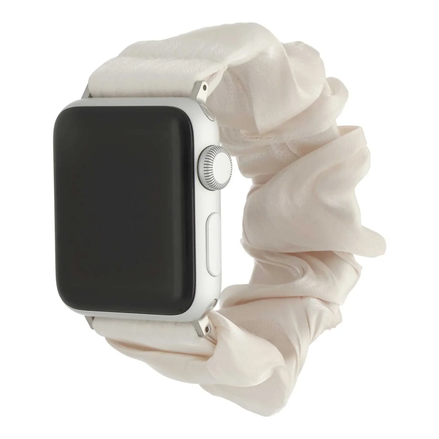 Apple Watch bandje Savara - scrunchie - nylon - sterrenlicht