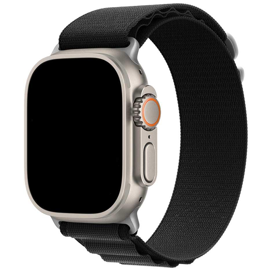 Apple Watch bandje Alpine - nylon - zwart