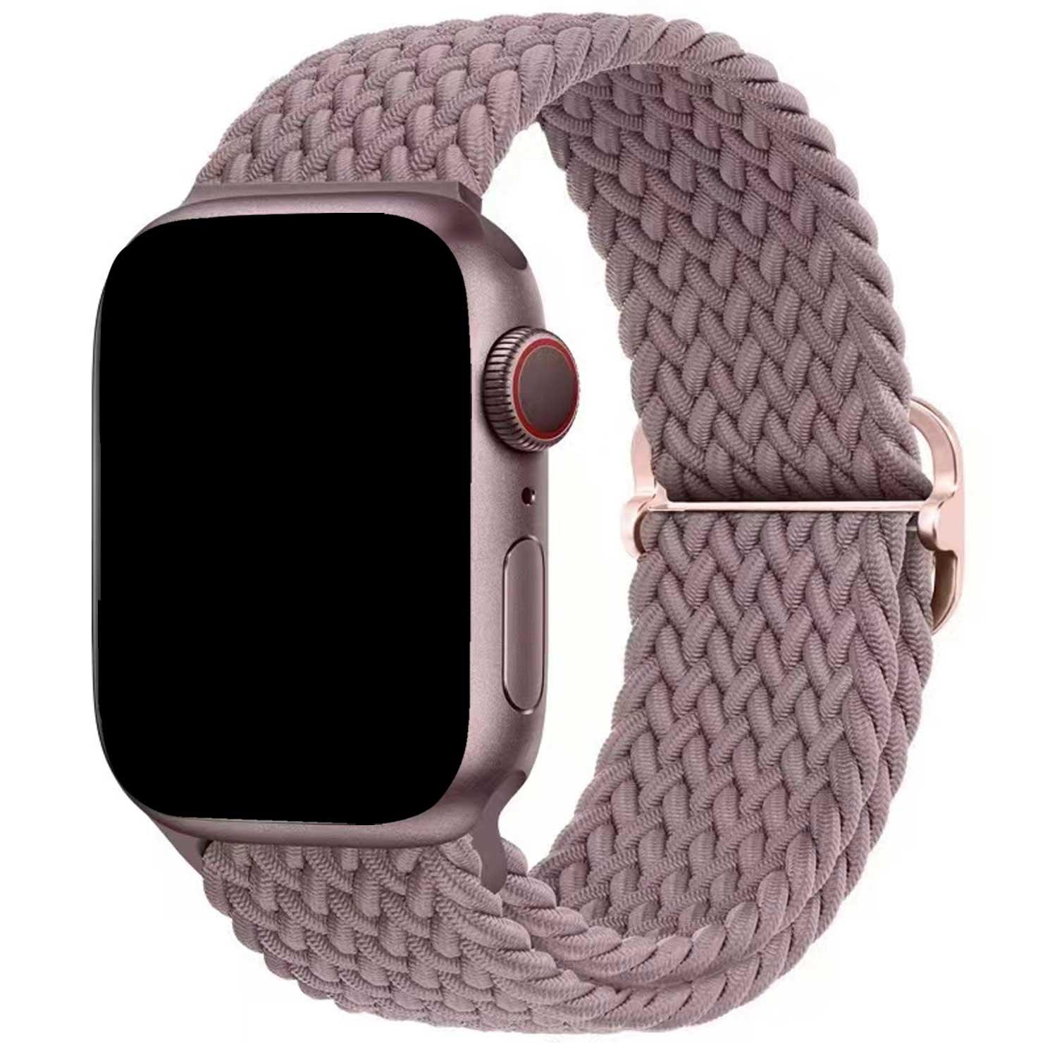 Apple Watch bandje Weavy - nylon - paars