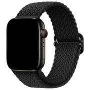 Apple Watch bandje Weavy - nylon - zwart
