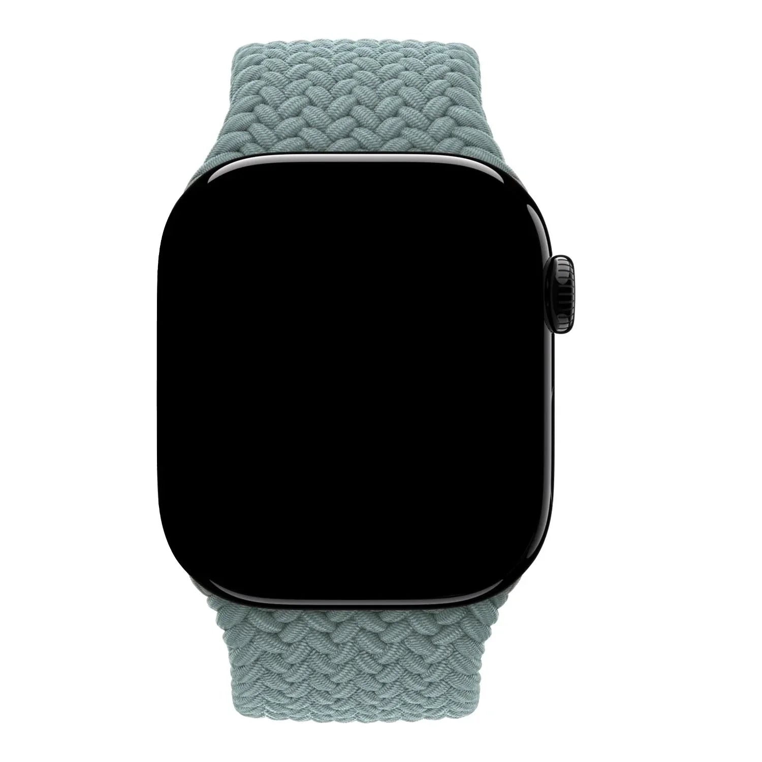 Apple Watch bandje Onyx - gevlochten - solo - nylon - Groengrijs