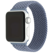Apple Watch bandje - nylon - gevlochten solo - leisteen
