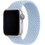 Apple Watch bandje Onyx - gevlochten - solo - nylon - lichtblauw