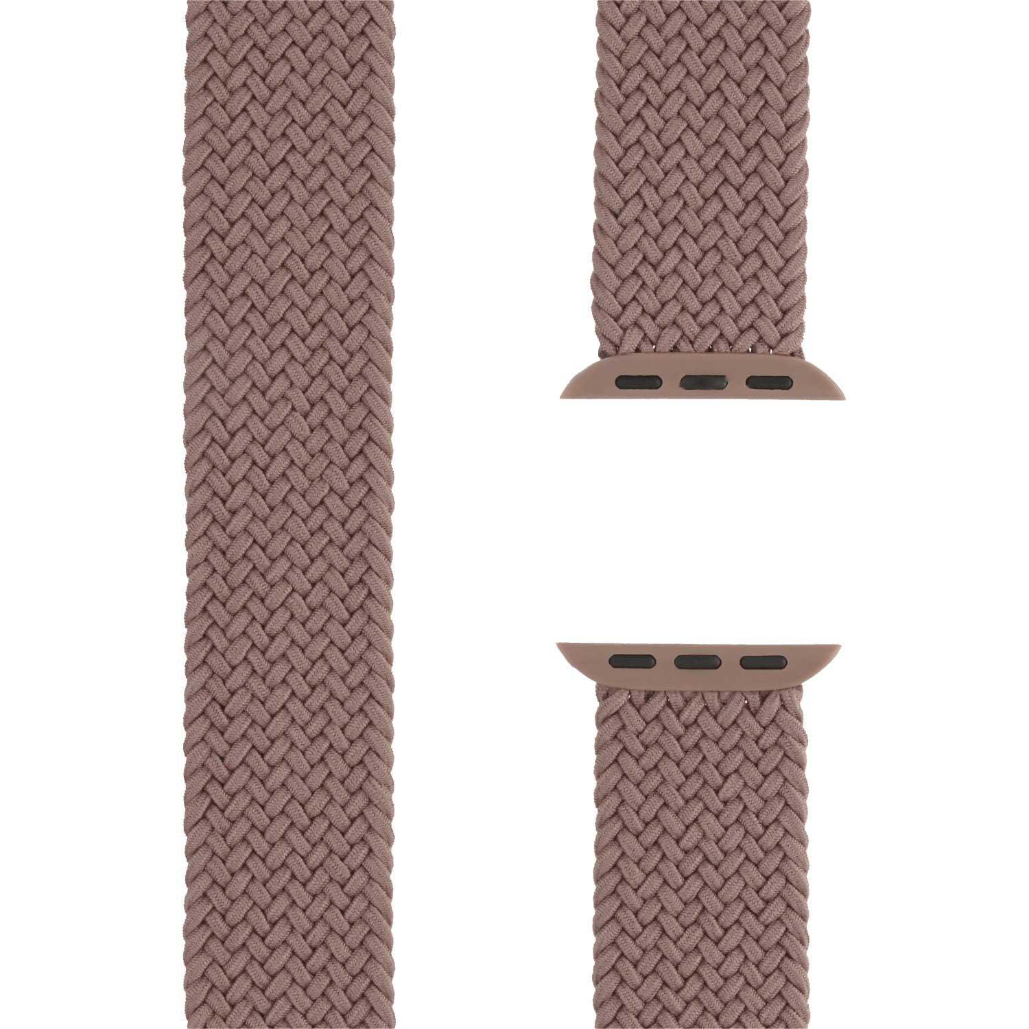 Apple Watch bandje Onyx - gevlochten - solo - nylon - smoke purple