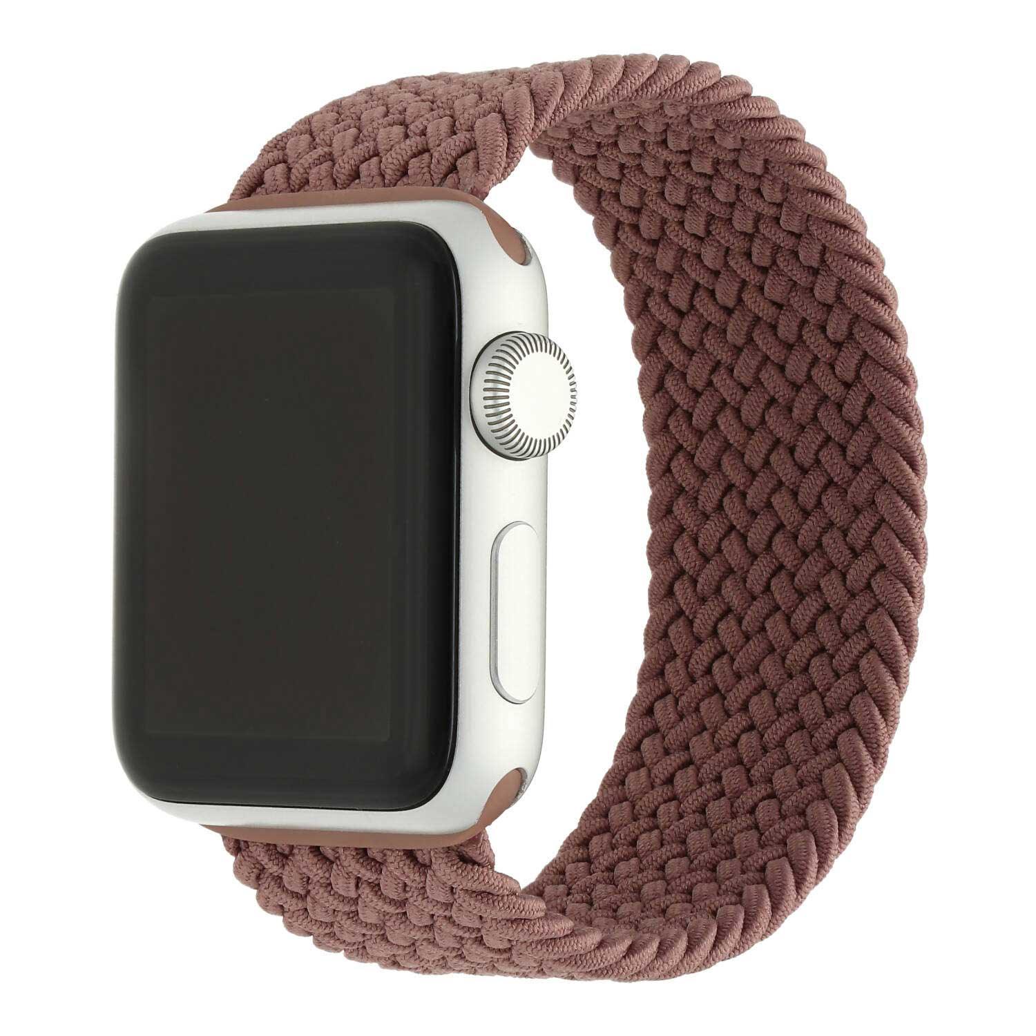 Apple Watch bandje Onyx - gevlochten - solo - nylon - smoke purple