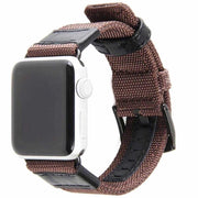 Apple Watch bandje - nylon - military - bruin
