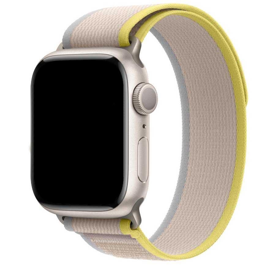 Apple Watch bandje Trail - nylon - geel beige