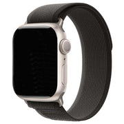 Apple Watch bandje Trail - nylon - zwart grijs