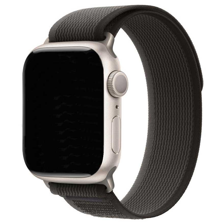 Apple Watch bandje Trail - nylon - zwart grijs