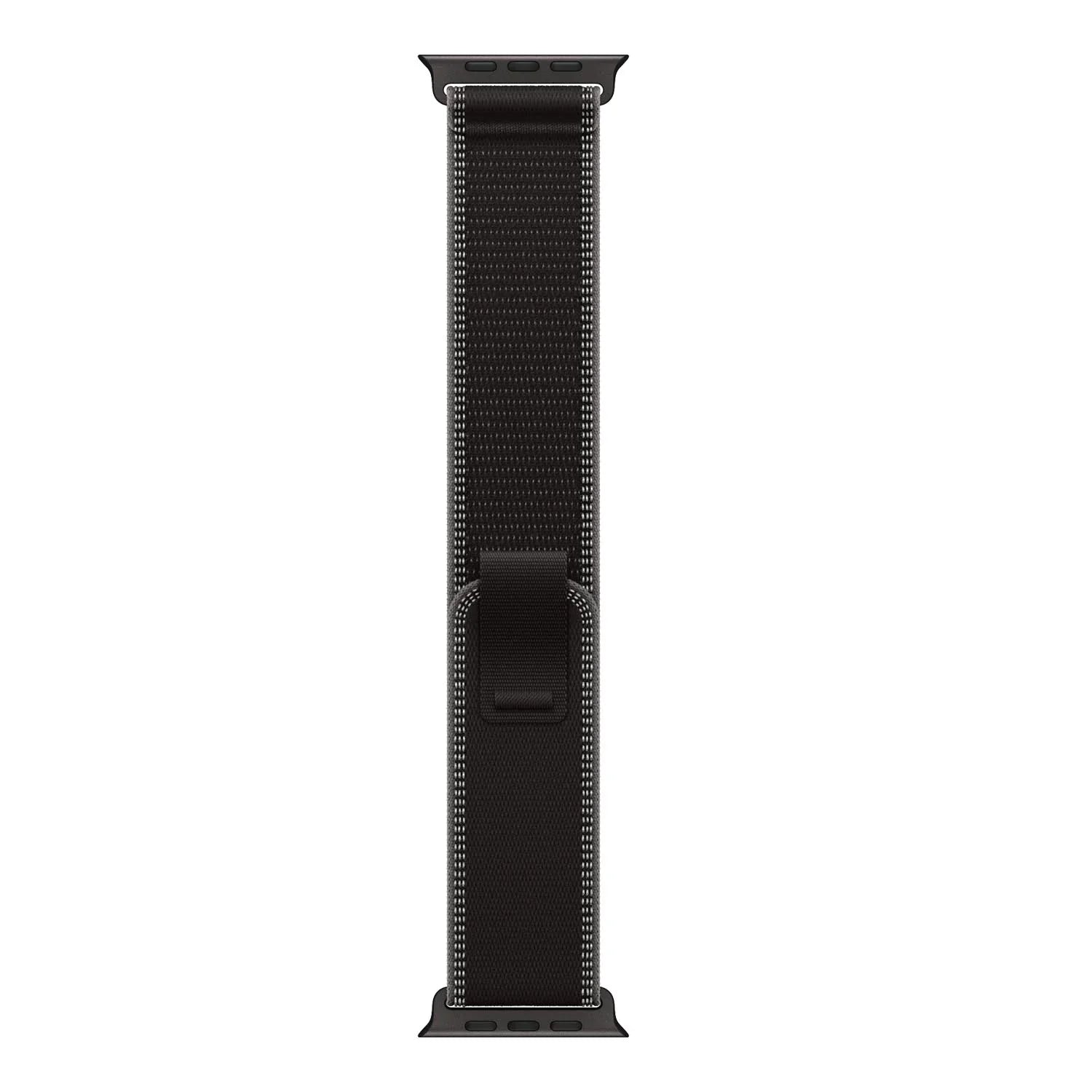 Apple Watch bandje Trail - nylon - zwart houtskool - zwart