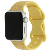 Apple Watch bandje Ibiza - siliconen - geel