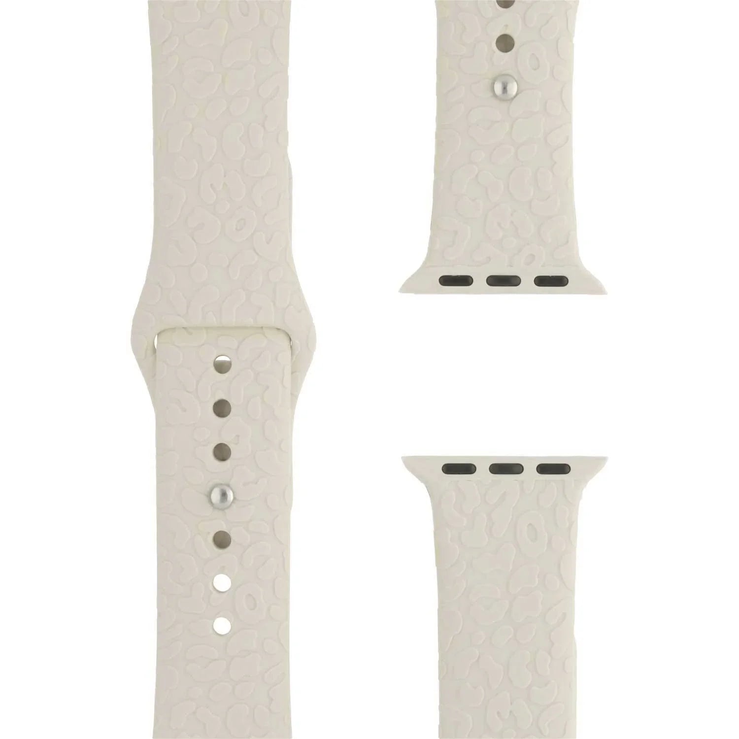 Apple Watch print bandje - siliconen - luipaard sterrenlicht