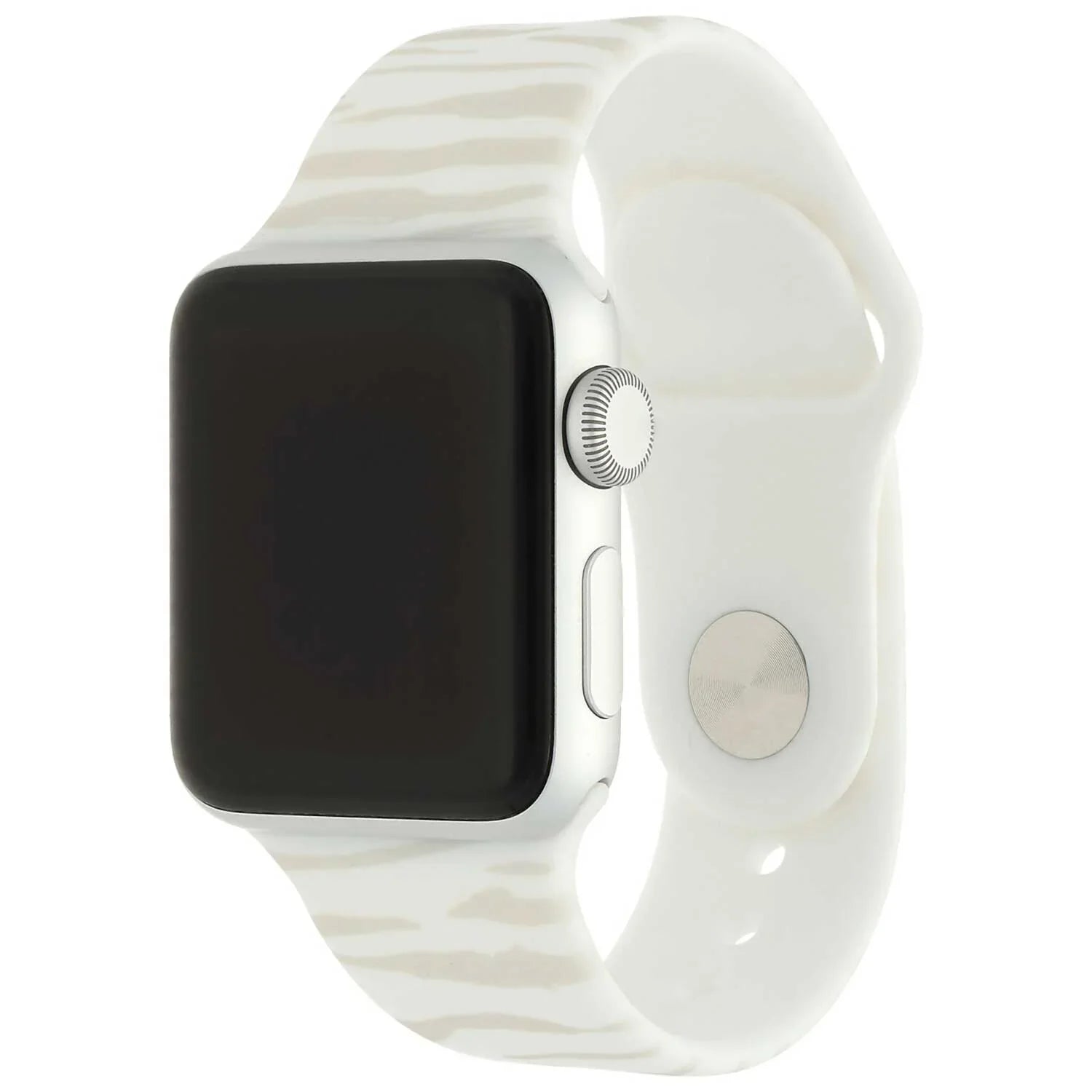 Apple Watch print bandje - siliconen - zebra sterrenlicht