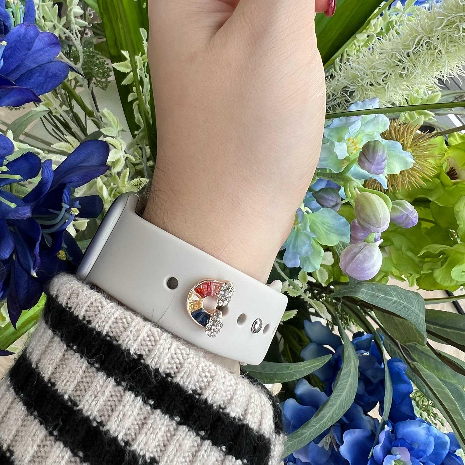 Apple Watch sieraad - regenboog rose goud