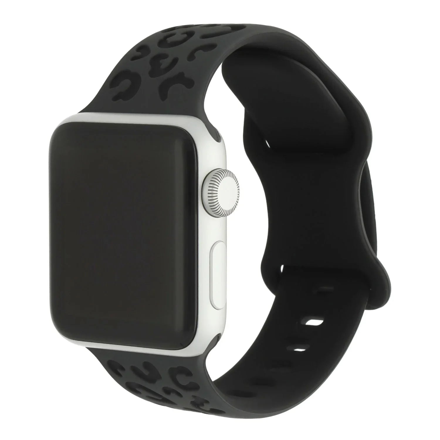 Apple Watch Wild bandje - siliconen - zwart diepgrijs
