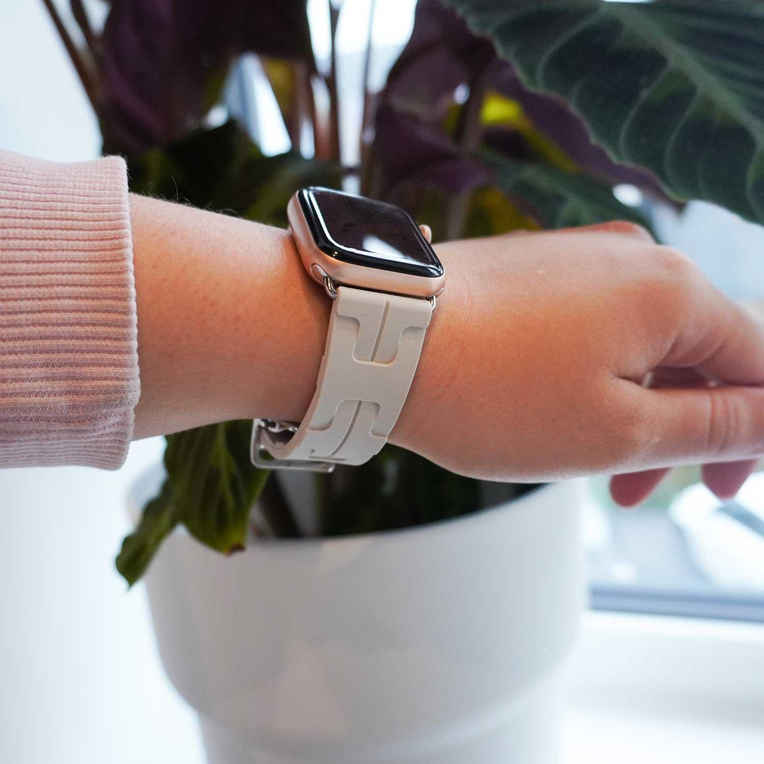 Apple Watch bandje kilim - siliconen - sterrenlicht