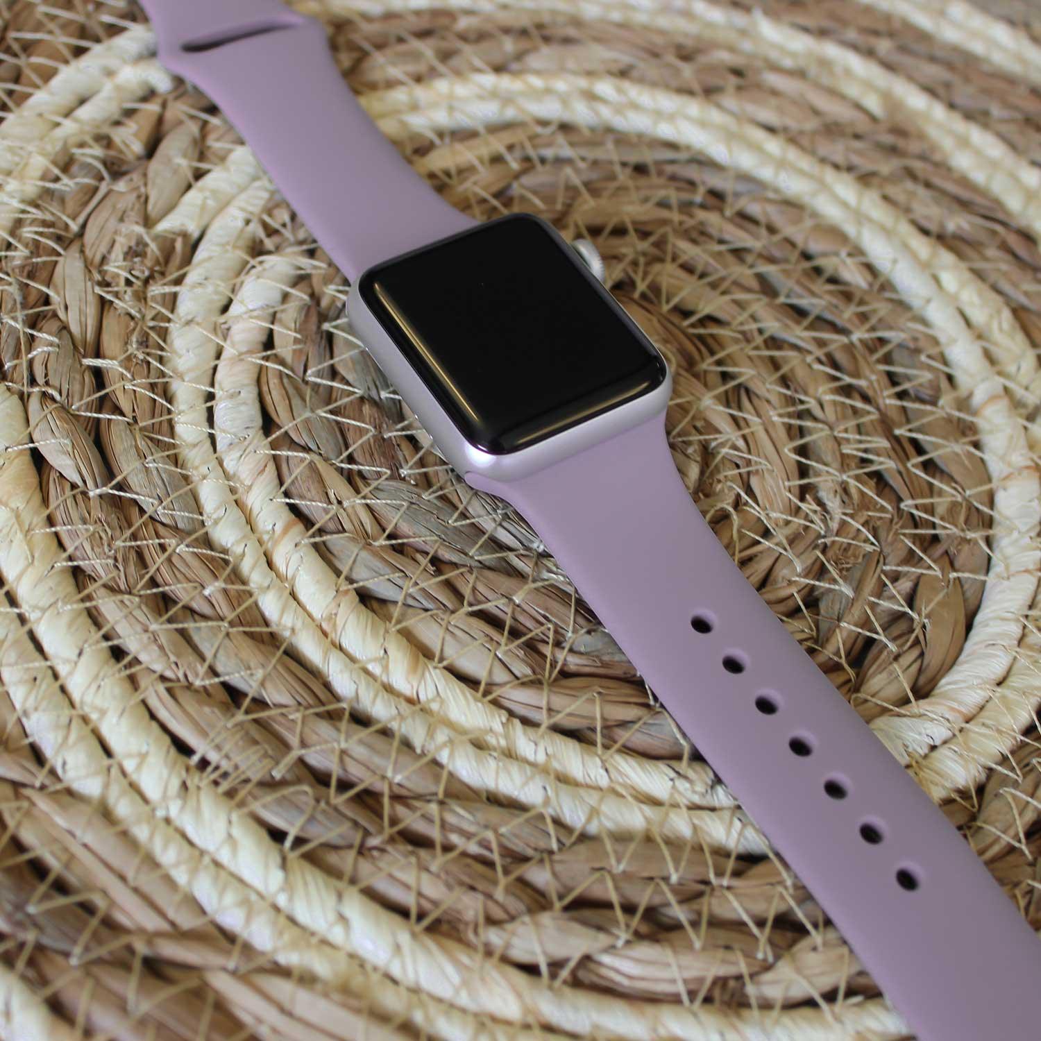 Apple Watch bandje - siliconen - beton