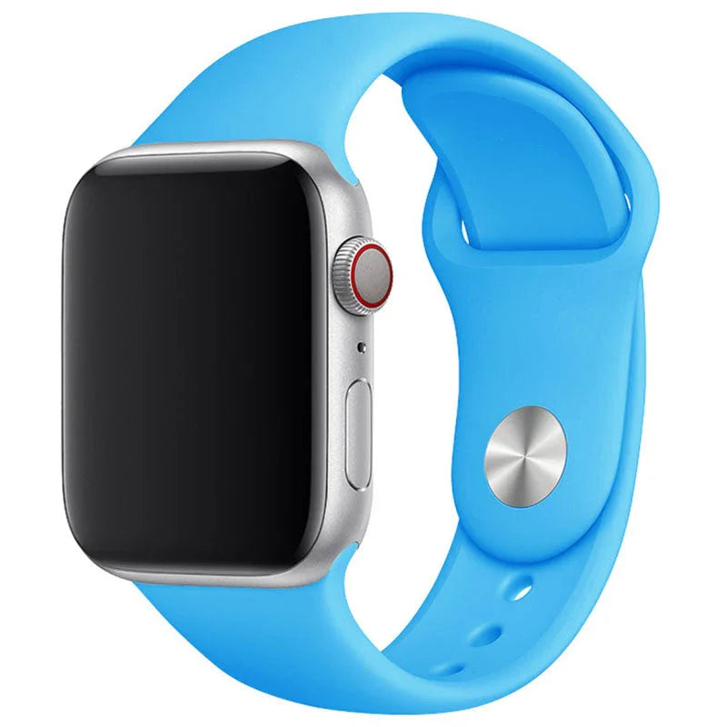 Apple Watch bandje - siliconen - blauw