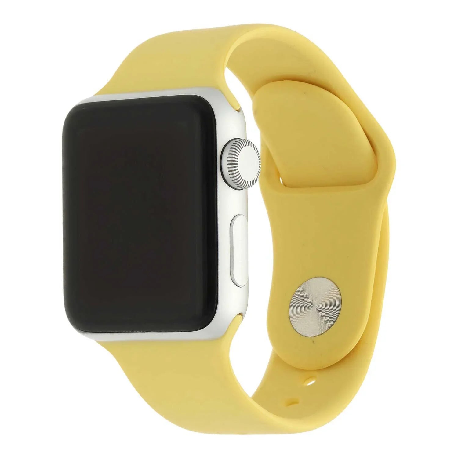 Apple Watch bandje Teyra - siliconen - citroen
