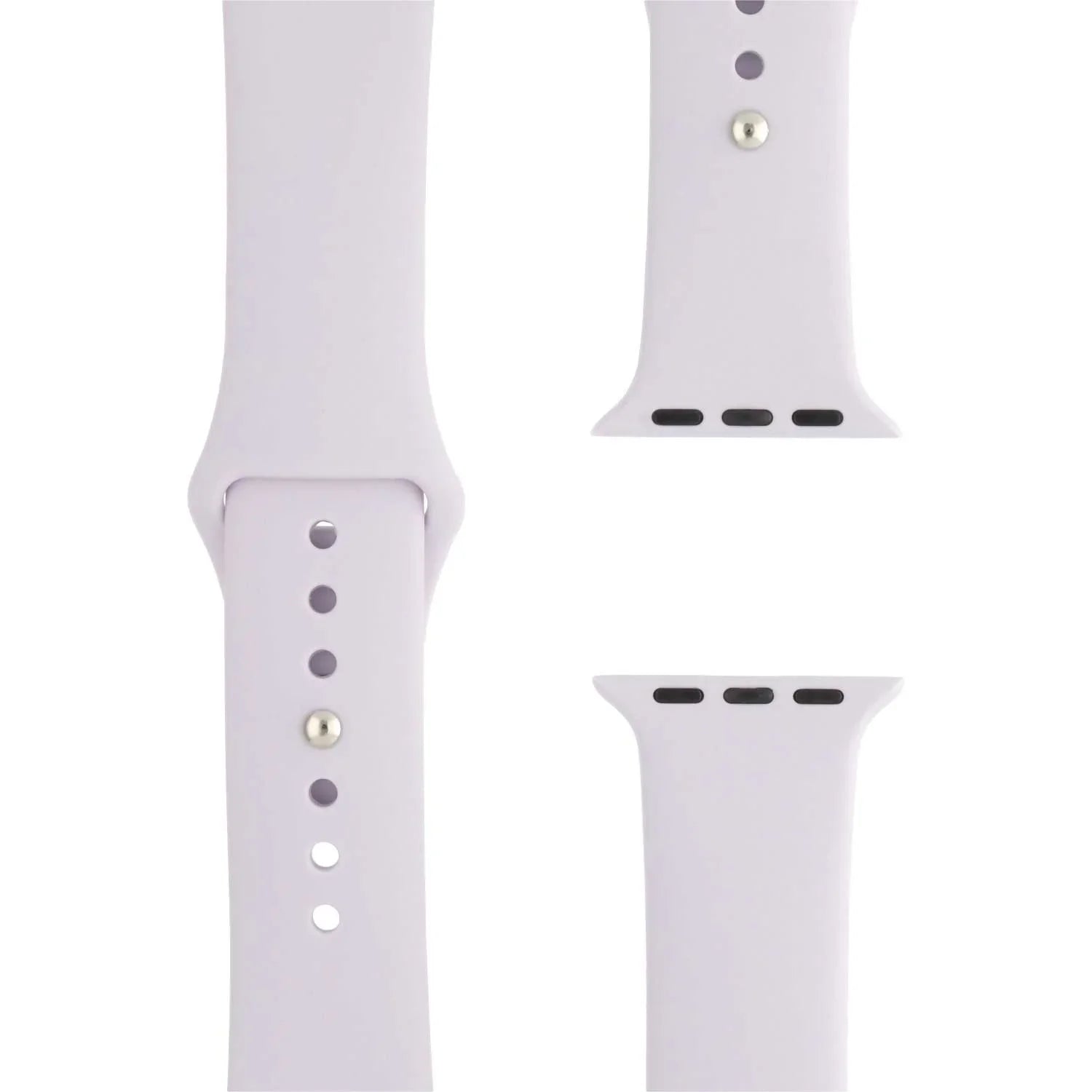 Apple Watch bandje - siliconen - elegant paars