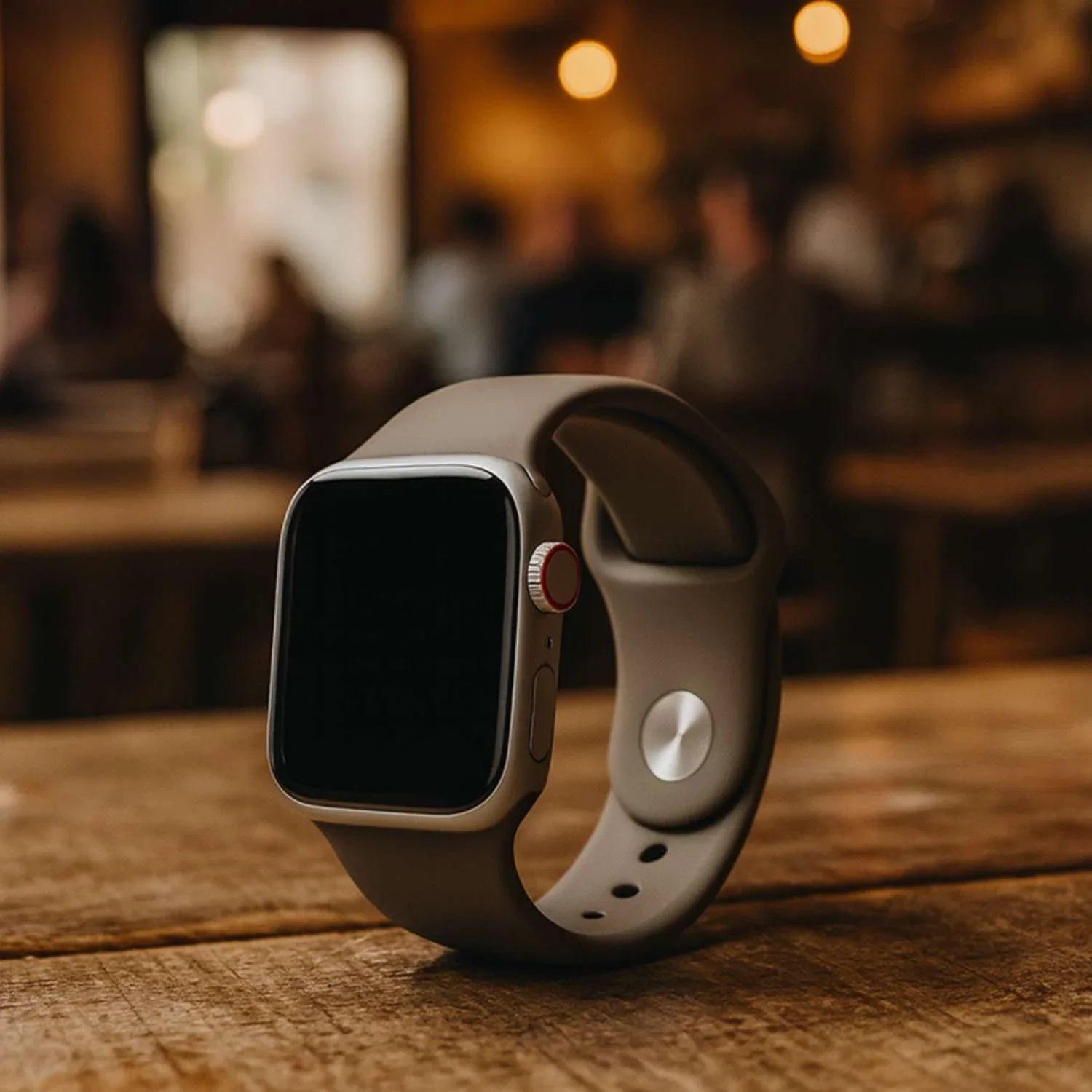 Apple Watch bandje Savro - siliconen - klei