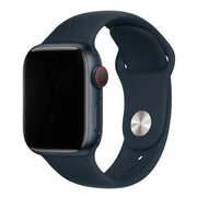Apple Watch bandje - siliconen - middernacht blauw
