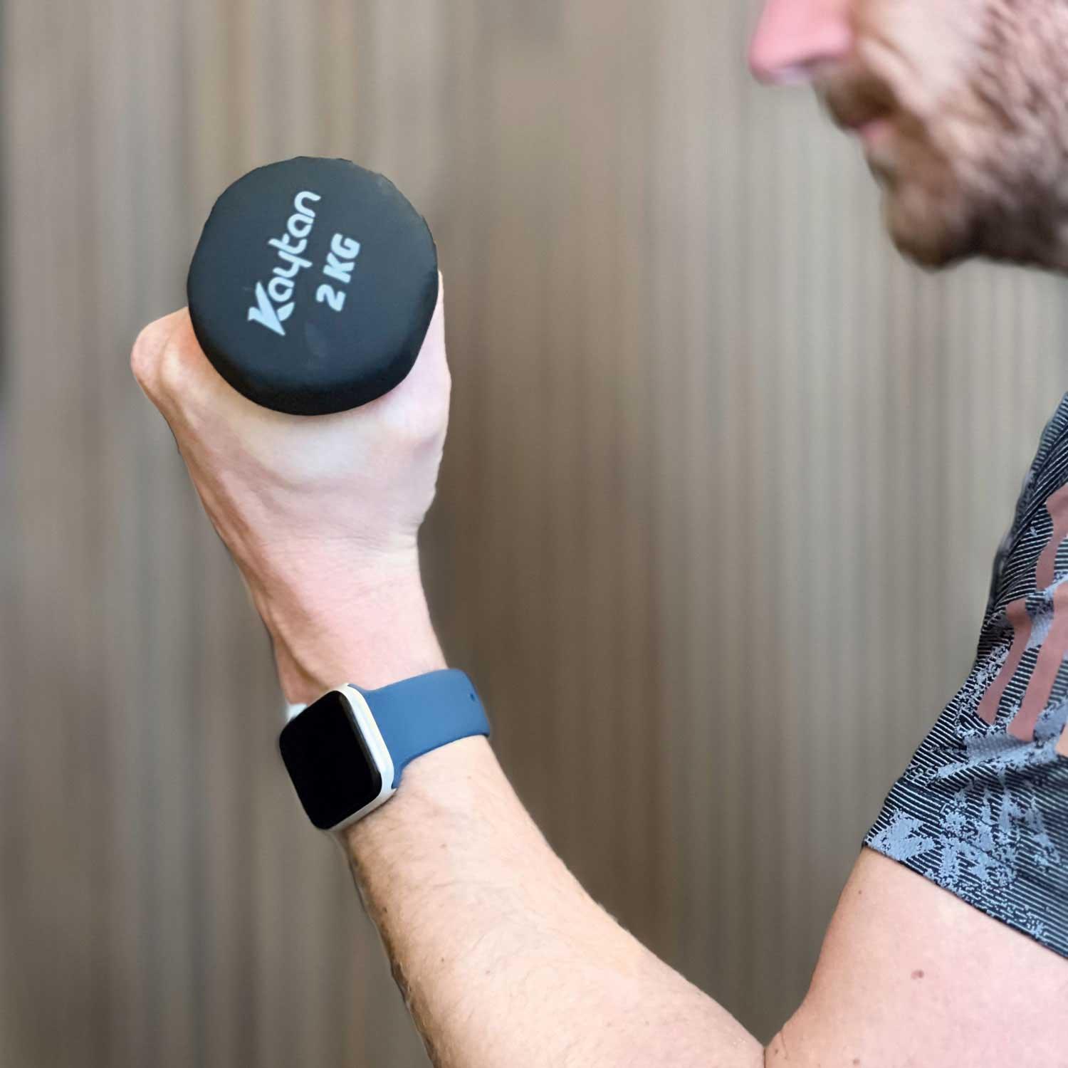 Apple Watch bandje Teyra - siliconen - oceaanblauw