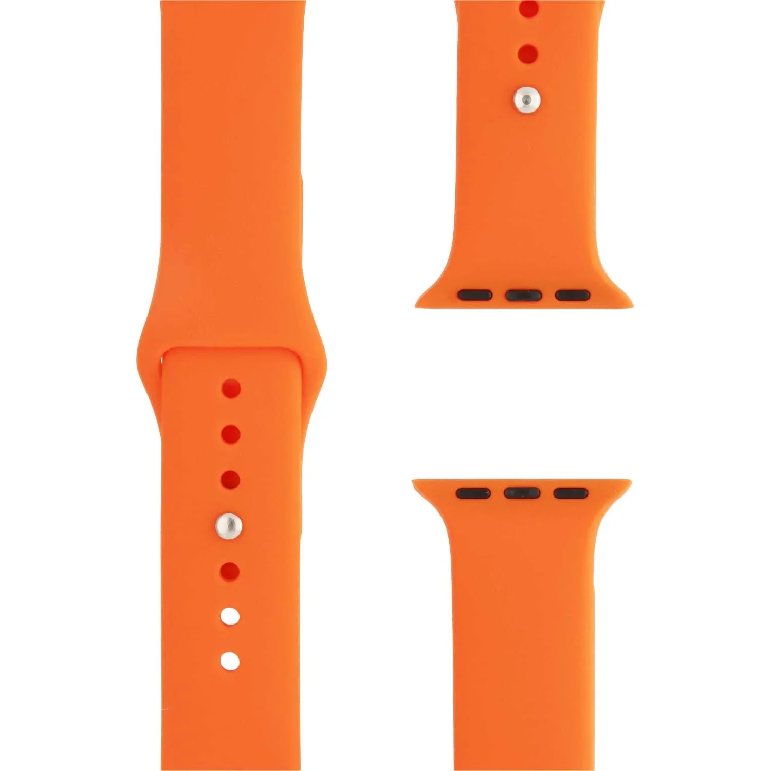 Apple Watch bandje Teyra - siliconen - oranje