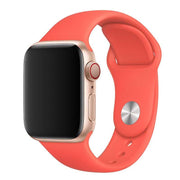 Apple Watch bandje - siliconen - roze citrusvruchten